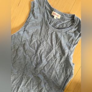 Goldie, new without tags, sleeveless light blue top. Size small.